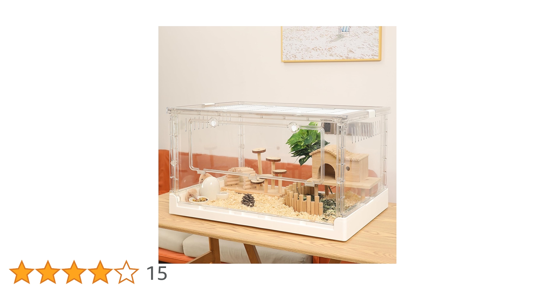 アクリル小動物ケージ 送料込み Amazon | ペットケージ 小動物ケージ うさぎケージ 【透明+通気性